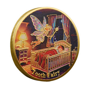 歯の妖精マジックコレクタブル鉄貨-魅惑的な3Dカスタマイズデザイン金メッキダイキャスト、子供たちの歯の思い出に - Product Image 2