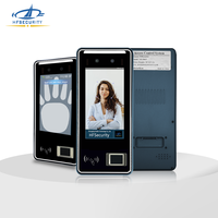HFSecurity FR05, Reconocimiento Facial y de Venas de la Palma de la Mano, Control de Asistencia con Función Wi-Fi 4G, Algoritmo 3D, Control de Acceso, Pantalla Táctil de 5 Pulgadas