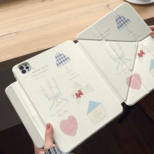 Étui de protection pour <span class=keywords><strong>tablette</strong></span> <span class=keywords><strong>Apple</strong></span> iPad, design mignon et pratique, séparation magnétique, compatible avec les modèles Air, Pro 13 pouces et Mini 10e génération - Product Image 1