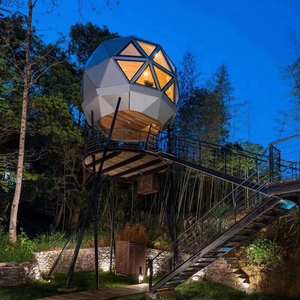 Kit Prefabbricato per Casa di Vacanza in Legno a Forma di A Nuovo Stile Triangolare Resort Casa sull'Albero per <span class=keywords><strong>Vacanze</strong></span> - Product Image 5