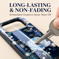 Casing Ponsel Artistik Desainer Mewah untuk iPhone 18 Pro Max Teknologi IMD Grafik Terintegrasi Tahan Gores Hybrid PC TPU Shell