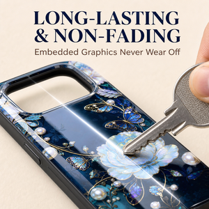 Étui de téléphone artistique de luxe pour iPhone 18 Pro Max, technologie IMD, graphismes intégrés, résistant aux rayures, <span class=keywords><strong>coque</strong></span> hybride PC TPU - Product Image 4