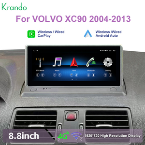 Krando - Unidad Principal GPS para Automóvil con Pantalla Táctil de 8.8 Pulgadas para VOLVO XC90 2007-2013, Android Carplay, Radio para Automóvil, Reproductor Multimedia, WIFI, 64 GB, 128 GB - Product Image 1