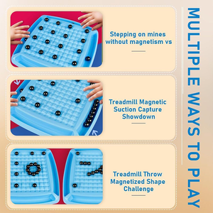 Nouveaux jouets de table d'échecs à détection magnétique Puzzle pour enfant Jeu interactif Parent-enfant Jouets d'exercice <span class=keywords><strong>logique</strong></span> 1688 Agent d'achat - Product Image 6