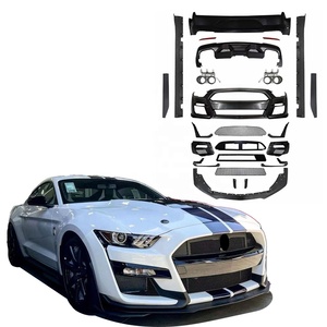 Kit de Conversión y Modificación de Carrocería para <span class=keywords><strong>Ford</strong></span> <span class=keywords><strong>Mustang</strong></span> 2015 2016 <span class=keywords><strong>2017</strong></span>, Actualización a <span class=keywords><strong>GT500</strong></span> <span class=keywords><strong>Shelby</strong></span>, Ensamblaje de Parachoques - Product Image 1