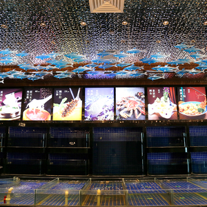 Đèn treo trang trí cá lớn bằng thủy tinh thổi hiện đại, làm theo yêu cầu, dành cho khách sạn, biệt thự, cầu thang hoặc không gian phòng. - Product Image 6