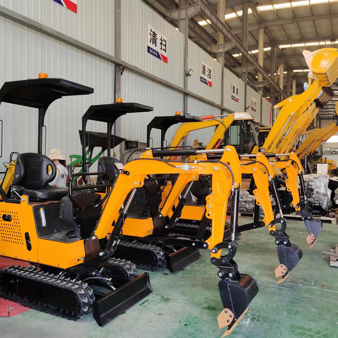 Factory Price HH10 1ton mini excavator 8.6kw mini digger for sale