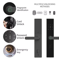 Cerradura Inteligente con Huella Dactilar para Puerta de Madera/Aluminio Vertexis, con Acceso por Contraseña en la Nube y Tarjeta, Precio Directo de Fábrica para la Privacidad del Hogar