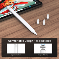 Stylet intelligent officiel d'origine avec design plat pour le nouvel iPad Pro 5e génération, Air 6, Mini 7, stylet tactile pour écran tactile