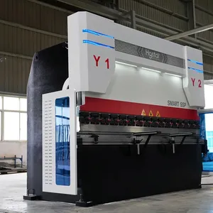 Harga pabrik mesin Bending OK CNC rem tekan hidrolik 160t 3200mm kontrol komputer penuh untuk manufaktur otomotif