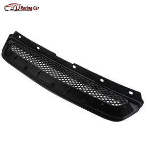 Accesorios para coche, parrilla negra para parachoques delantero de coche, cubierta de rejilla de carreras para Honda Civic 1996-1998 <span class=keywords><strong>EJ</strong></span>/EK - Product Image 4