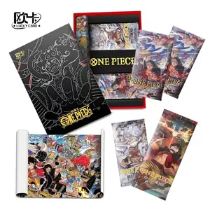Venta al por mayor One Pieced Card Anime Character Luffy Zoro Playing Card Juegos de mesa Juguete para niños Juego de regalo