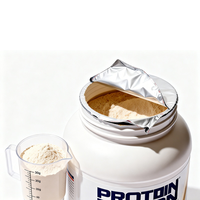 Poudre de protéines naturelle portable de 65 g avec 18 g de whey pur par portion pour la croissance musculaire des adultes, la prise de poids et l'augmentation de l'énergie CE FCC