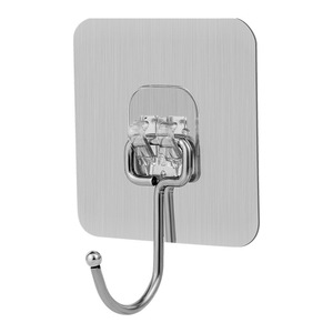 Thickened Transparent Wall Hook Single Hook 20kg Load Capacity Nail Free Drill Free Washable Residue Free No Damage To Walls - Product Image 3