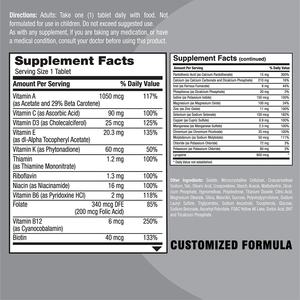 Pour les vitamines film-enduit caplet Multivitamine supplément tablet pour hommes - Product Image 4