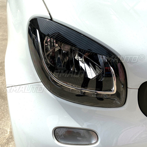 2 Piezas de Cubiertas Decorativas para Faros Delanteros de Coche, para Mercedes-Benz Smart 453 2015-2020, Adhesivos Decorativos para Faros Delanteros - Product Image 5