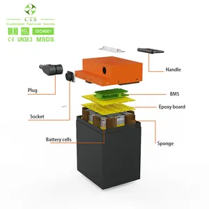 Batteria 72v 40ah lifepo4, batteria al litio per moto elettrica 72v 20ah 30ah, pacco batteria agli ioni di litio 60V 40Ah 50Ah