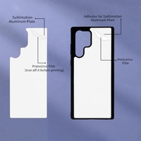 Coque de téléphone portable Prosub Design personnalisé Sublimation TPU PC pour Samsung S22 Ultra Phone Case