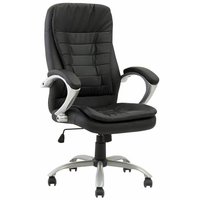 Nouveau design mobilier de bureau en cuir pu, chaise de patron en cuir italien, chaise de bureau de direction