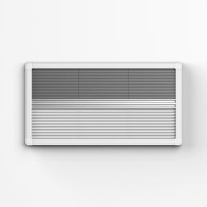 Fenêtre <span class=keywords><strong>en</strong></span> verre acrylique double vitrage <span class=keywords><strong>en</strong></span> alliage d'aluminium durable <span class=keywords><strong>à</strong></span> coins arrondis pour <span class=keywords><strong>camping</strong></span>-<span class=keywords><strong>car</strong></span>, caravane, remorque, avec stores de fenêtre pour VR - Product Image 2