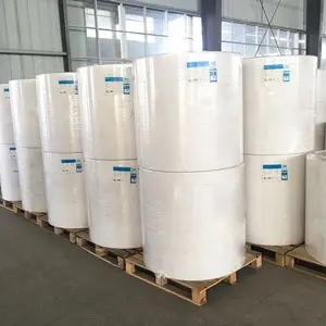 Guangdong Fabrik günstigen Preis 48gsm 70gsm 65gsm große große Rollen Thermopapier Jumbo-Rolle 55gsm