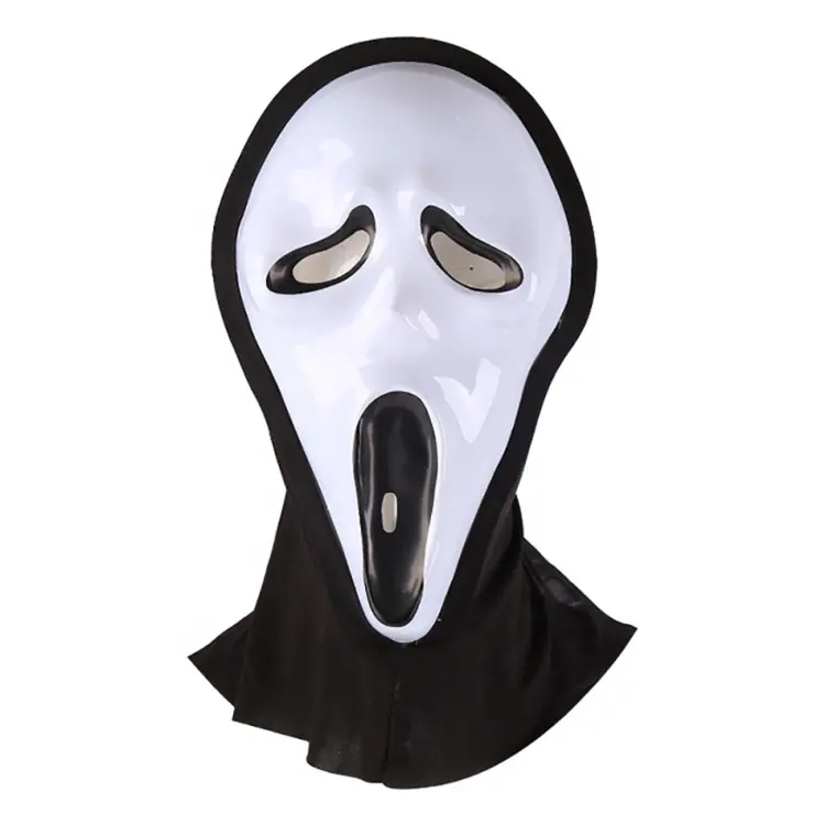 Мягкая пластиковая маска призрака для мужчин и женщин, многофункциональный костюм на Хэллоуин