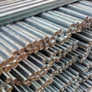 Tiges filetées en acier au carbone haute résistance personnalisables, acier inoxydable, norme DIN <span class=keywords><strong>M6</strong></span>, grade 4.8, zinguées/brutes, longueur 100mm-300mm - Product Image 3