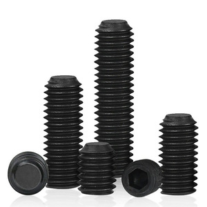 Yajin Flat End Set <b>Screw</b> DIN913 GB77 Grade 12.9 Headless Black Alloy Steel Construction Industry Use - Product Image 2