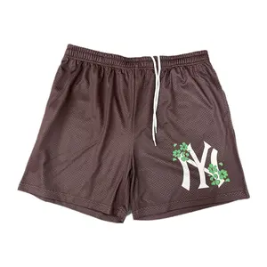 Roupas essenciais de golfe sem costura para homens, shorts curtos de fitness personalizados para corrida, design de jogger