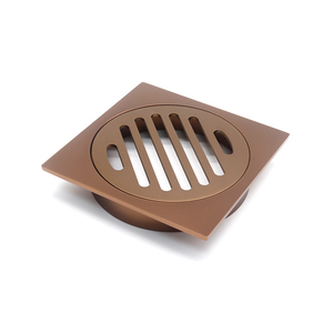 Quảng trường Brass chrome-plated thoát nước sàn lọc với chống-làm tắc nghẽn thiết kế cho phòng tắm - Product Image 4