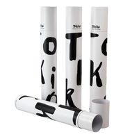 Boîte d'emballage en papier d'affiche de cylindre personnalisé en Offre Spéciale Boîte de tube en carton de papier avec impression de logo