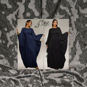 All'ingrosso Sharut abito di lusso Abaya per le donne Dubai elegante islamico <span class=keywords><strong>farfalla</strong></span> Design strass modesti abiti per dritto solido - Product Image 3