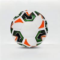 Ballon de football en cuir PU pas cher, cousu à la machine, taille 5, logo personnalisé, haute qualité, résistant à l'usure, rebond optimal, entraînement intérieur/extérieur