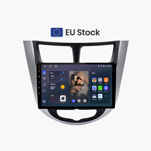Junsun V1 ab stok kablosuz CarPlay <span class=keywords><strong>Android</strong></span> oto navigasyon Hyundai Solaris <span class=keywords><strong>Accent</strong></span> i25 2010-2016 için radyo multimedya Video - Product Image 1