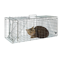 Lapins vivants, chat, écureuil, raton laveur, taupe, Gopher, marmottes, opossoms attrapent et libèrent la Cage piège à animaux en métal humain