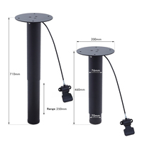 Mécanisme de levage manuel à commande filaire pour pieds de table réglables en hauteur, idéal pour tables basses et bureaux – Quincaillerie de levage vertical haut/bas