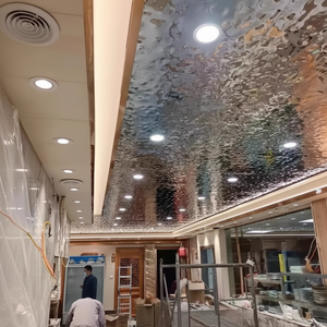 Panel de pared de PVC impermeable de carbón de bambú, fácil de instalar, superventas - Product Image 1