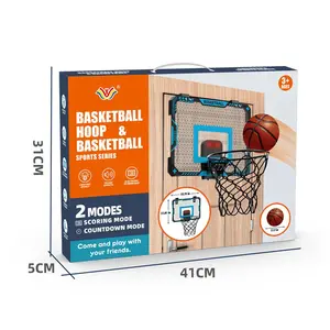 shooting stand basketball hoop Basketball board scoring Light folding storage toy boy sports cross-border new products