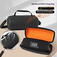 Grosir casing keras bepergian EVA tahan air untuk tas penyimpanan pembawa Speaker Bluetooth cocok dengan pengisi daya dan kabel USB