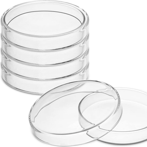 Boîtes de <span class=keywords><strong>Petri</strong></span> en verre borosilicaté à haute teneur en borosilicate, très demandées, pour la culture cellulaire ou microbienne - Product Image 4