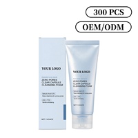 Nettoyant visage personnalisé, naturel, biologique, à l'acide salicylique, nettoyant en profondeur, apaisant les pores, hydratant