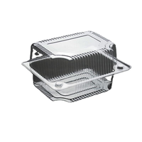 Boîte à gâteau transparente avec logo personnalisé, contenant alimentaire en plastique PET pour pâtisserie, fruits, légumes, emballage, prix direct d'usine