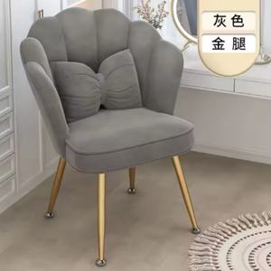 Fauteuil individuel moderne, ensemble de chaises de salon, meubles de salon, fauteuil de luxe en velours pour le salon, luxe - Product Image 3