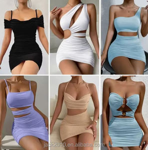 Ropa de Poliéster para Mujer al por Mayor, Descuento en Vestidos Casuales Sexys de Verano, Liquidación de Inventario, Envío Aleatorio - Product Image 5