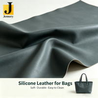 Matériau en cuir de silicone durable pour les fabricants de sacs à main, non toxique, résistant aux taches, surface facile à nettoyer