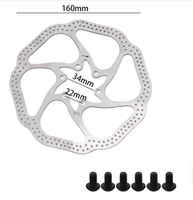 160mm 6 pouces disque de frein à disque en acier inoxydable pour vtt montagne route Cruiser vélo pièces de vélo