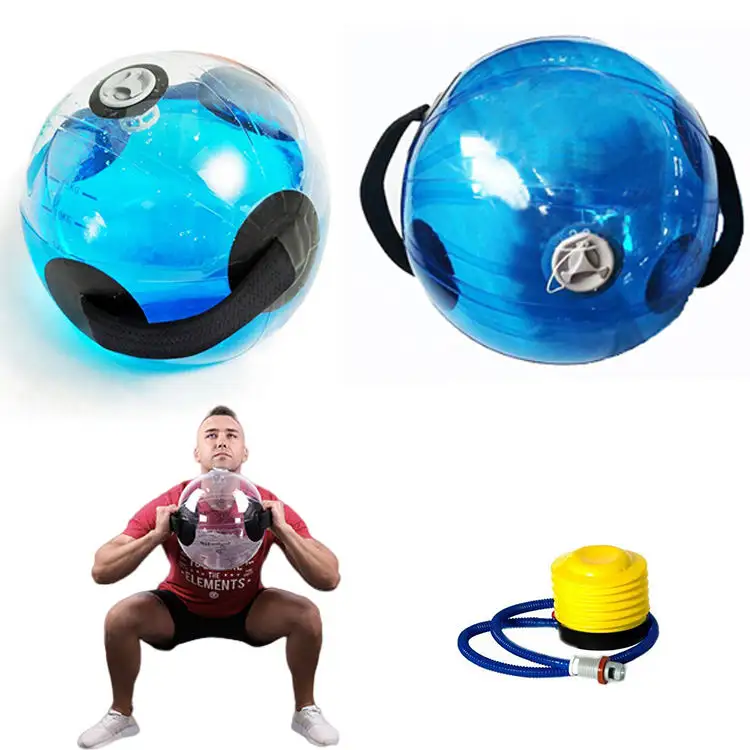 Metode pelatihan baru tas Aqua PVC tas kebugaran bola daya Aqua kekuatan untuk mengangkat bobot