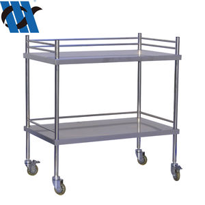 Bdt209 נייד נירוסטה נייד בית חולים כביסה מסחרית איסוף טרולי עם גלגלים - Product Image 3