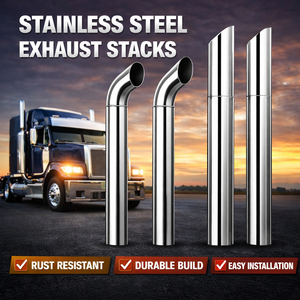 FLO-<span class=keywords><strong>VIC</strong></span>: Nuevo Tubo de Escape de Acero Personalizado para Camiones de la Costa Oeste - Reemplazo Universal - Product Image 1