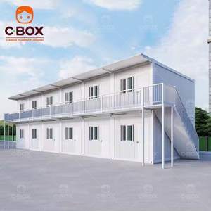 Cbox Eco-Friendly Prefabricated Mining Campsite Worker Dormitory Construction Site Office Flat Pack <b>Container</b> House - Product Image 4